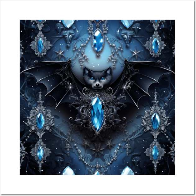 Gem Bat Wall Art by Enchanted Reverie